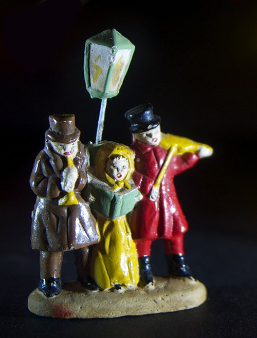 Vintage carol singers photographed by Beowulf Mayfield